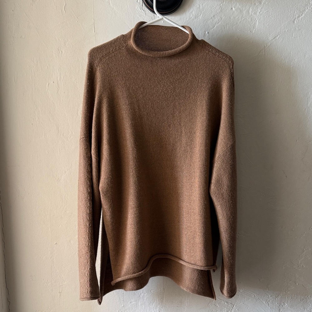 Lauren Manoogian Brown Crew Neck Sweater